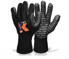 LUVA ANTI-VIBRAÇÃO BLACK ROCK T8 KALIPSO