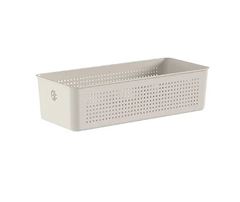 CESTO ORGANIZADOR FLOW 34X15X9 BEGE O.U