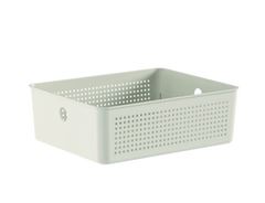 CESTO ORGANIZADOR FLOW 27X22X9 BEGE O.U