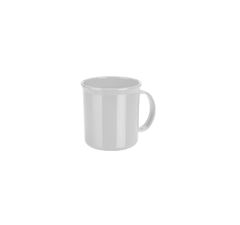 CANECA PLÁSTICA ESCOLAR 350ML BRANCO O.U