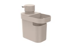 DISPENSER DETERGENTE E ORGANIZADOR DE PIA 650ML BEGE O.U