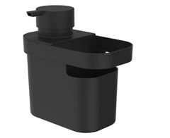 DISPENSER DETERGENTE E ORGANIZADOR DE PIA 650ML PRETO O.U