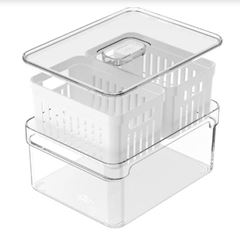 POTE ORGANIZA.CLEAR FRESH 2,2L C/2 CESTO