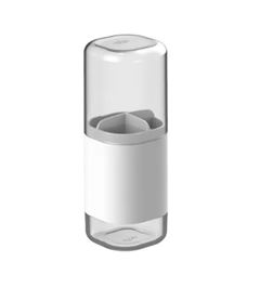 PORTA ESCOVA DUAL BRANCO O.U