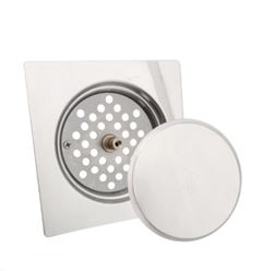 RALO CLICK QUADRADO 10X10CM INOX FLVX