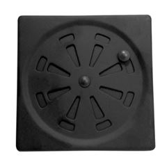 RALO QUADRADO ROTATIVO INOX BLACK10X10CM FLVX