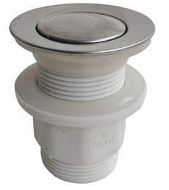 VALVULA CLICK COM TAMPA PEQUENA PLASTICO+INOX 1.1/4 LFVX