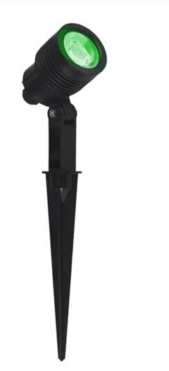 ESPETO 6W LED VERDE SPOT PRETO ECOFORCE