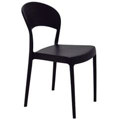 CADEIRA PLASTIA MONOBLOCO SISSI PRETA TRAMONTINA
