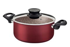 CAÇAROLA ALUMÍNIO ANTIADERENTE 24CM VERMELHO PARIS TRAMONTINA