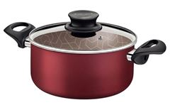 CAÇAROLA ALUMÍNIO ANTIADERENTE 26CM VERMELHO PARIS TRAMONTINA