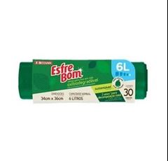SACO PARA LIXO ESFREBOM BIODEGRADÁVEL 6 LITROS BETTANIN