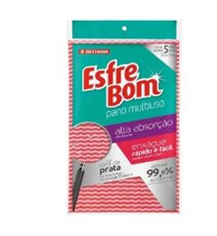 PANO MULTIUSO ESFREBOM VERMELHO BETTANIN