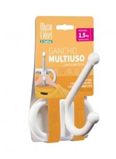 GANCHO PLASTICO MULTIUSO 1,5KG MY CLOSET ORDENE