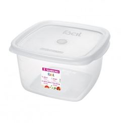 POTE PLASTICO QUADRADO 3,7L SANREMO