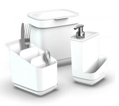 CONJUNTO PARA PIA PLASTICO COM 3 PECAS BRANCO ORDENE