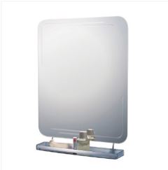 ESPELHO RETANGULAR 49X65CM CRIS METAL