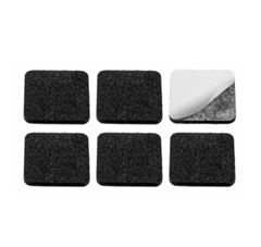 ADESIVO ANTI/IMPACTO QUADRADO COM 6 UNIDADES 30MM ORDENE