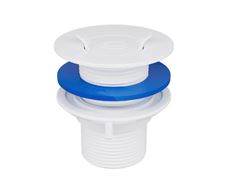 VALVULA TANQUE COM ESCOAMENTO 1.1/4 BRANCO BLUKIT