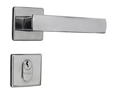FECHADURA EXTERNA 1700 VENEZA QUADRADA CROMADO SILVANA