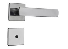FECHADURA PARA BANHEIRO 1700 VENEZA QUADRADA CROMADO SILVANA