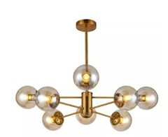 PENDENTE PA-03 DOURADO E27X8 NITROLUX