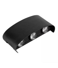 ARANDELA LED 6W 3000K VELAME PRETO ASTRALED