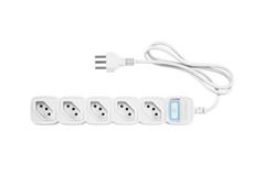 FILTRO LINHA 5 TOMADAS BRANCA PROTETOR WIFI EWS305 INTELBRAS