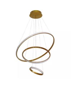PENDENTE LED 59W 3000K MINTAKA DOURADO ASTRALED