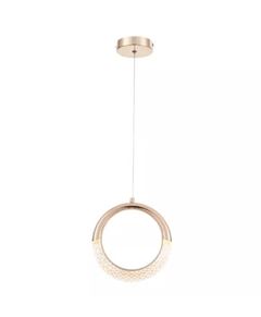 PENDENTE LED 3W 3000K SKAT DOURADO ASTRALED