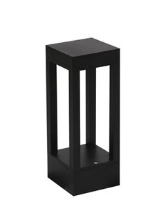 BALIZADOR LED JARDIM 30CM 7W JOVY 3000K PRETO ASTRALED