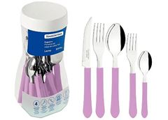 FAQUEIRO 20PC INOX LEME LAVANDA TRAMONTINA