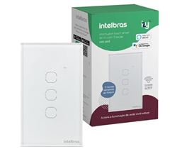 INTERRUTOR SMART TOUCH WIFI EWS1003 BRANCO INTELBRAS