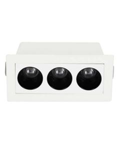 SPOT EMBUTIR RETANGULAR BRANCO 6W 3000K DOWNLIGHT ASHOK ASTRALED