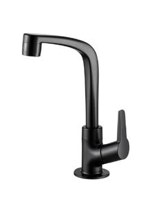 TORNEIRA LAVATORIO MESA FLATT BICA ALTA PRETO FOSCO 1195  F11 LORENZETTI