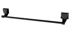 TOALHEIRO BARRA QUADRA 2040 F24 PRETO FOSCO LORENZETTI