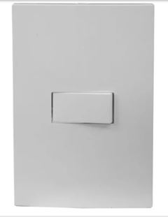 1 INTERRUPTOR SIMPLES 10A 250V BRANCO I9 ILUMI