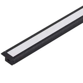 PERFIL PARA FITA LED EMBUTIR 24,2X14,3MM 3M PRETO ASTRALED