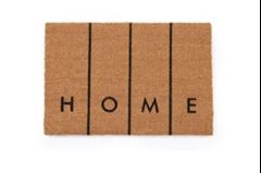 TAPETE DE ENTRADA FIBRA DE COCO HOME BARRAS 75X50CM