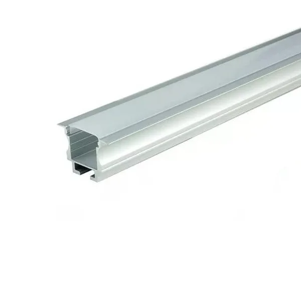 PERFIL PARA FITA LED EMBUTIR 24,2X14,3MM 3M BRANCO COM GARRA ASTRALED