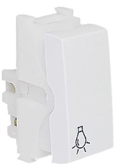 MODULO PULSADOR MINUTERIA 10A 250V  BRANCO I9 ILUMI
