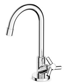 TORNEIRA METAL LAVATORIO MESA BICA ALTA CROMADO ONE CELITE