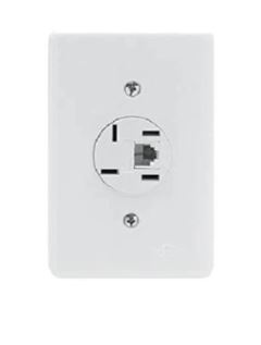 MODULO TOMADA TELEFONE RJ11 BRANCO I9 ILUMI