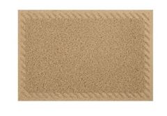 TAPETE DE ENTRADA VINIL ELITE 40CM X 60CM BEGE KAPAZI