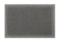TAPETE DE ENTRADA VINIL ELITE 40CM X 60CM CINZA KAPAZI