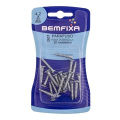 PARAFUSO CHIPBOARD CHAVE PHILLIPS 4,2X25MM C/20 BEM FIXA