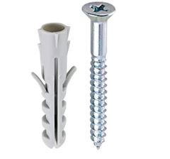 PARAFUSO COM BUCHA DE NYLON N.8 COM 30  BEMFIXA