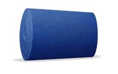 TAPETE VINIL SILVER 10MM EM ROLO 60CM X 12M BASE FUNDIDA AZUL ROYAL KAPAZI