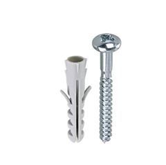 PARAFUSO CABECA PANELA C/ BUCHA 8MM  SACO C/30  BEMFIXA