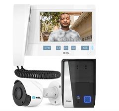 PORTEIRO ELETRONICO KIT COM VIDEO E CAMERA AUXILIAR ADVANCE-7 BR HDL